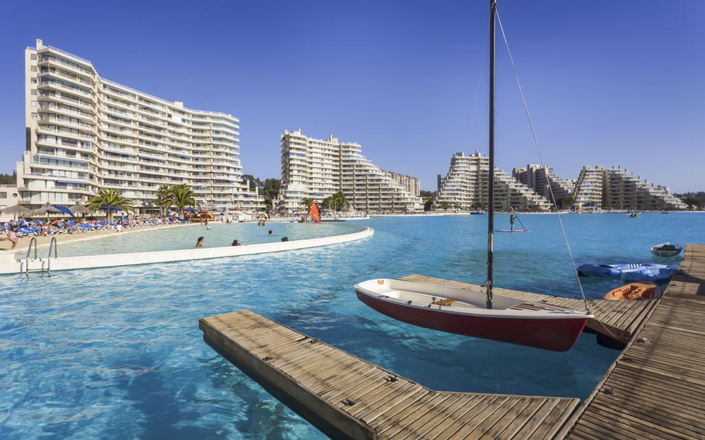 Ferienwohnung San Alfonso Del Mar Frente Al Mar Algarrobo Exterior foto